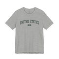 United States 1776 Vintage Collegiate Premium T-Shirt – Green Graphic – Neutrals