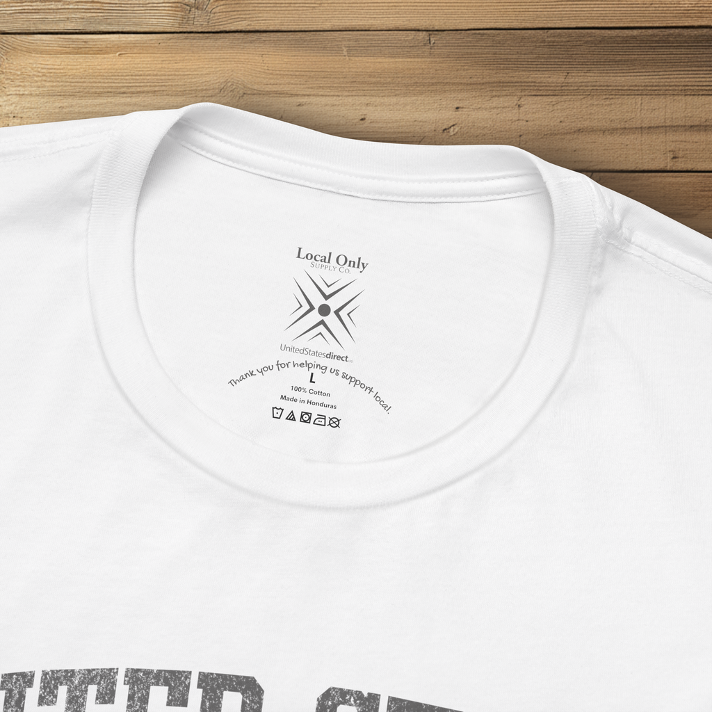United States 1776 Vintage Collegiate Premium T-Shirt – Gray Graphic – Neutrals