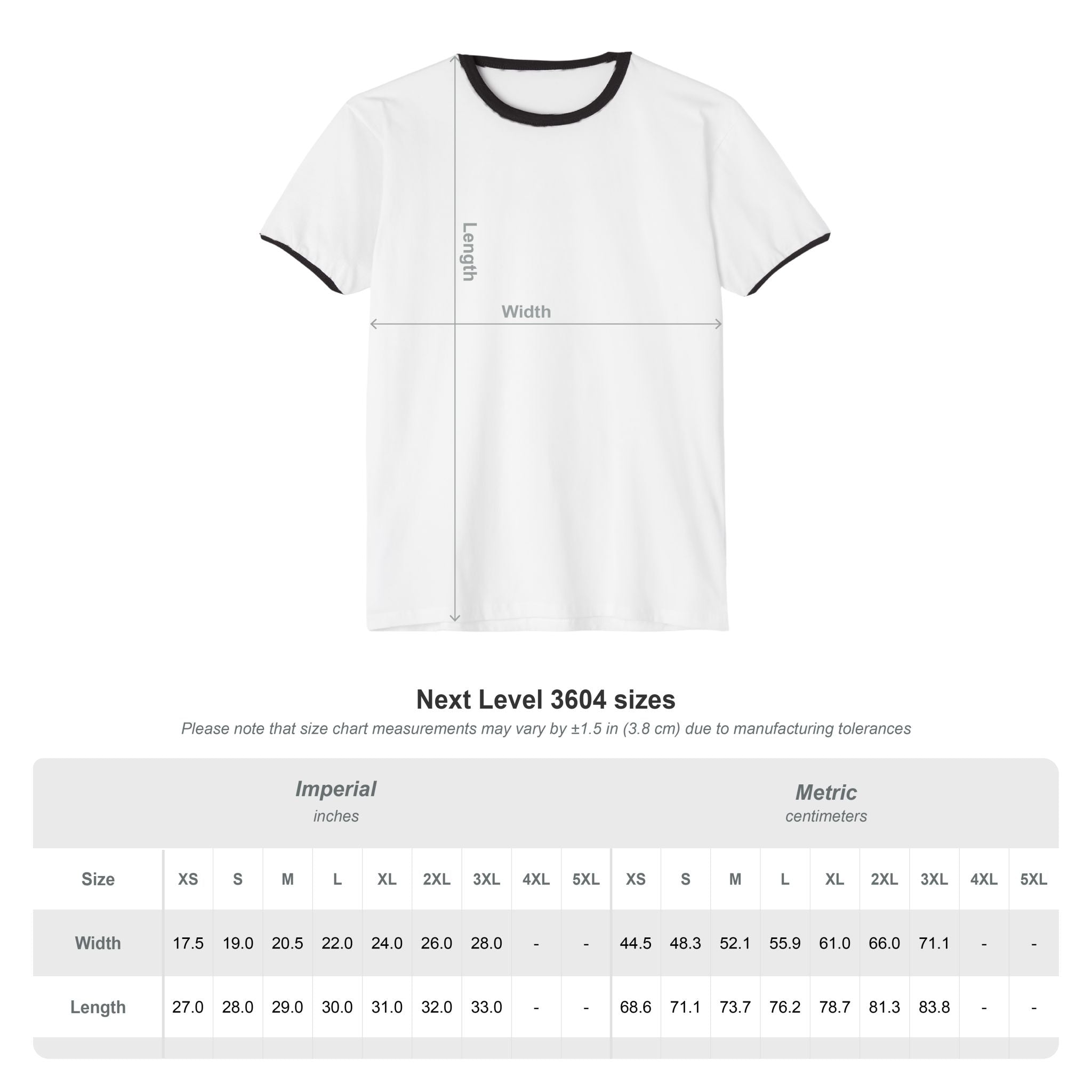 United States of America 1776 Vintage Collegiate Ringer Tee – Black Graphic – Neutrals with Black Trim